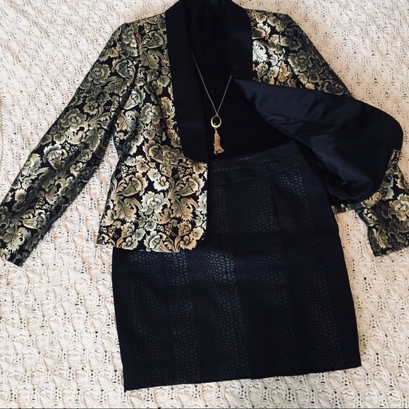 Cynthia Rowley Dresses & Skirts - Cynthia Rowley Faux Alligator Skirt